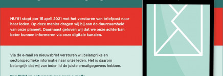 NU'91 gaat volledig digitaal